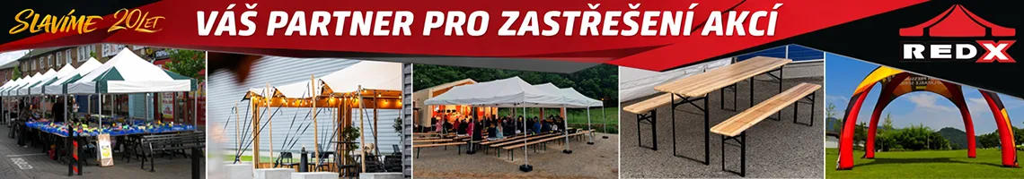 REDX – Váš partner pro zastřešení akcí REDX – Váš partner pro zastřešení akcí