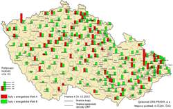 Pořizovací hodnoty bytů v&nbsp;tis. Kč v &nbsp;rodinných domech dokončených ve formě dřevostavby v&nbsp;energetické třídě A a B v&nbsp;letech 2010–2011 podle SO ORP ČR